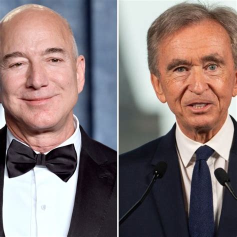 Jeff Bezos and Bernard Arnault, compared: the two richest 